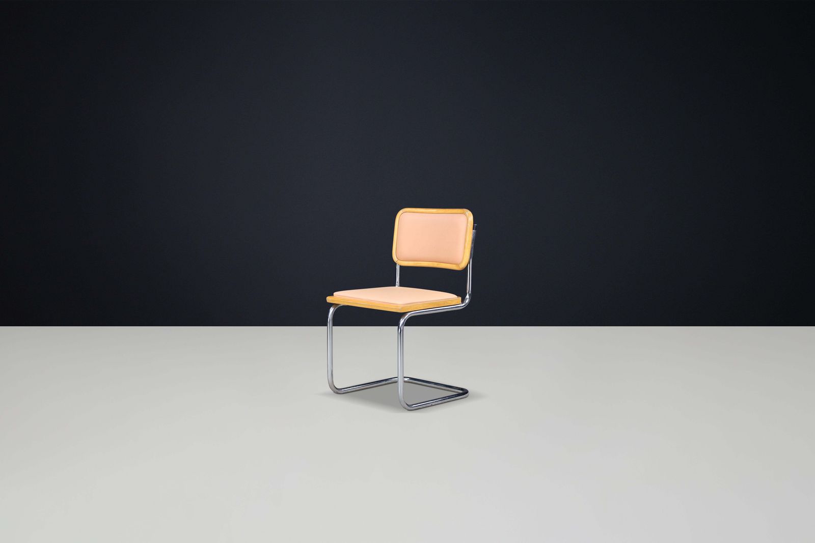 Marcel Breuer Cesca Dining Room Chairs   Chrome, Wood, And Leather, Italy 1970s photo Furniture
