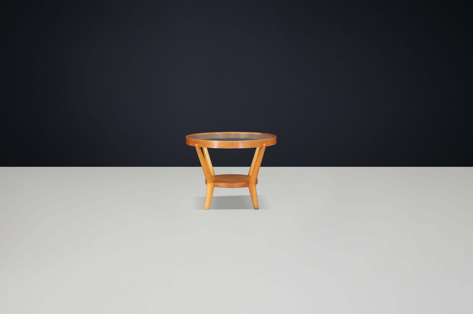 1940s Bentwood Coffee Table By Karel Kozelka & Antonín Kropáček, For Int. Praha photo vintage