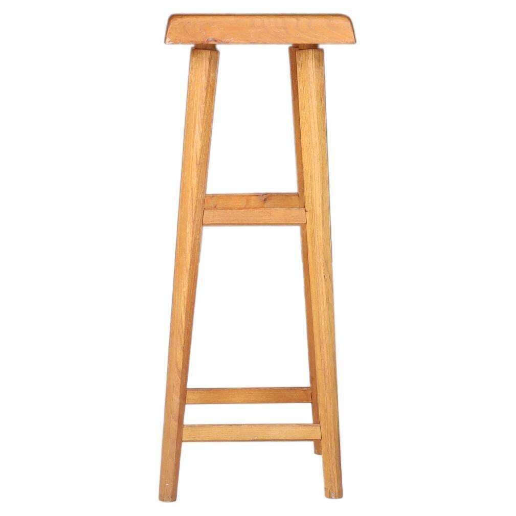 Pierre Chapo, Elm Bar Stool S 01 C France, 1960