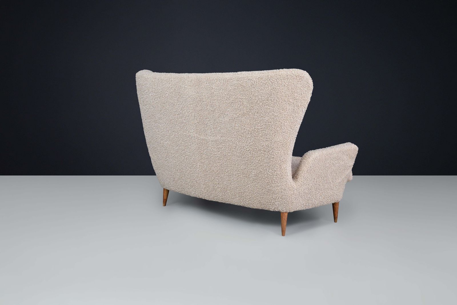 Mid Century Modern Sofa By Emilio Sala & Giorgio Madini In New Teddy Upholstery. photo buy