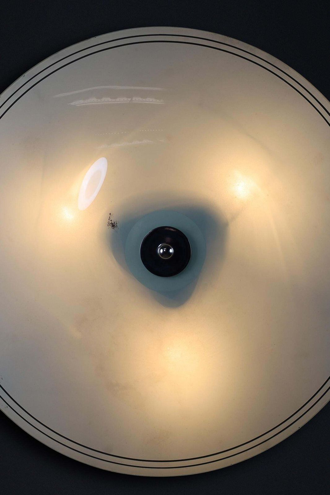 Mid Century Glass Hanging Pendant Or Wall Light Brussels World Expo 1958 (No40) photo 912.0