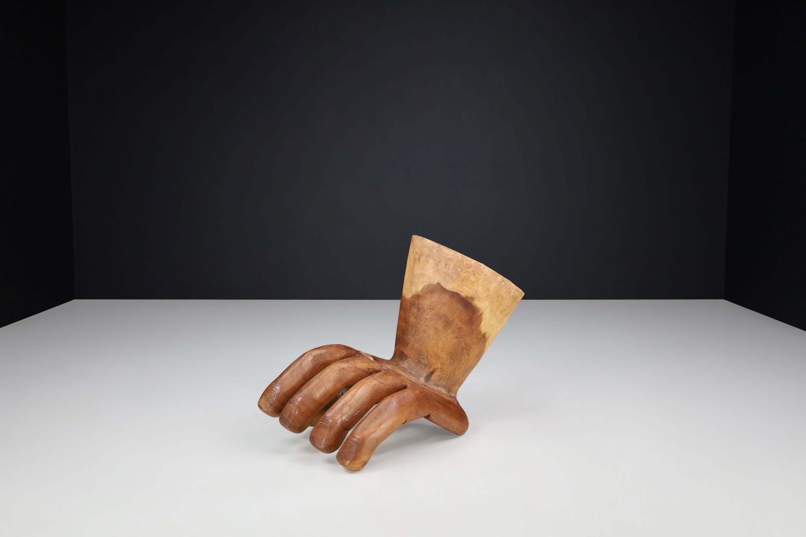 photo furniture Mid Century Modern Sculptural Hand Chair In The Style Of Pedro Friedeberg, 1970s