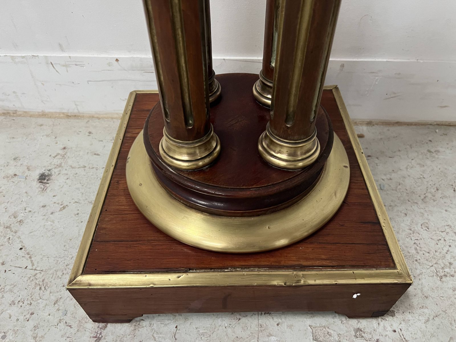 Napoleon III Style Mahogany Display Column, 20th Century photo for sale