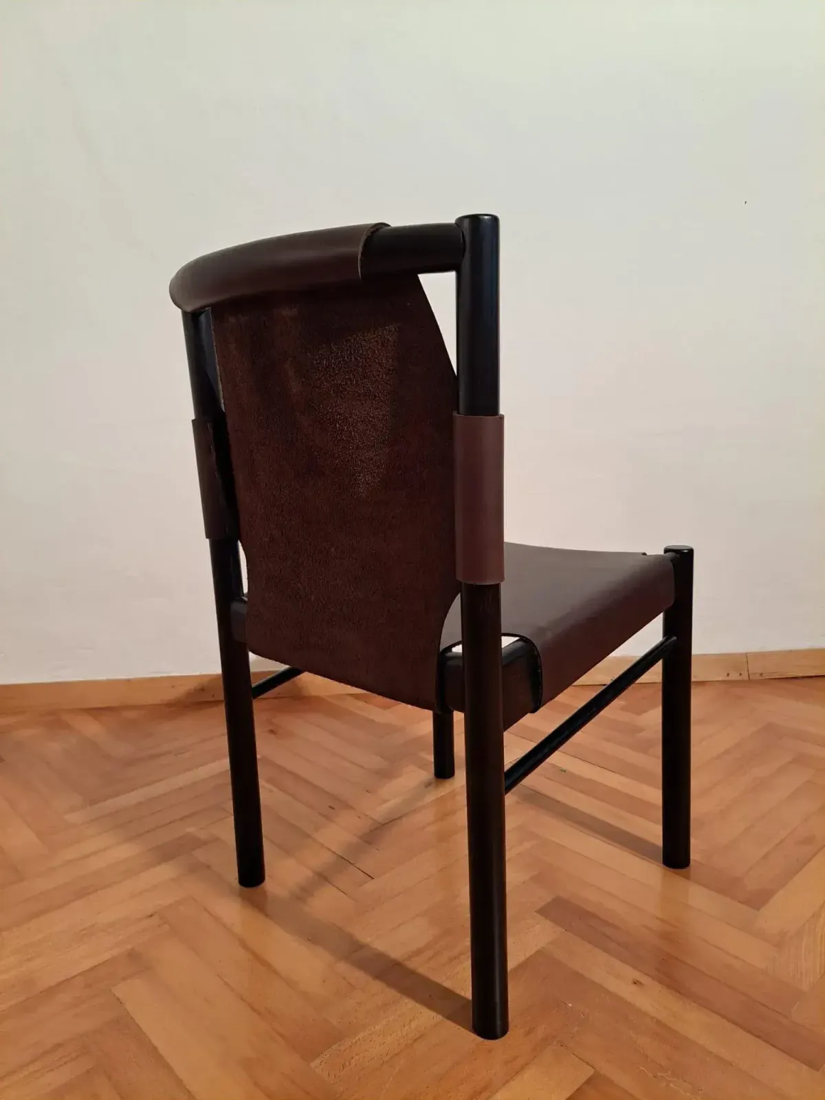 The Leather Chair By Janez Lajovic, 1962 photo vintage