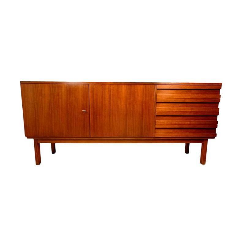 Mid Century German Teak Sideboard, 1960s photo for sale