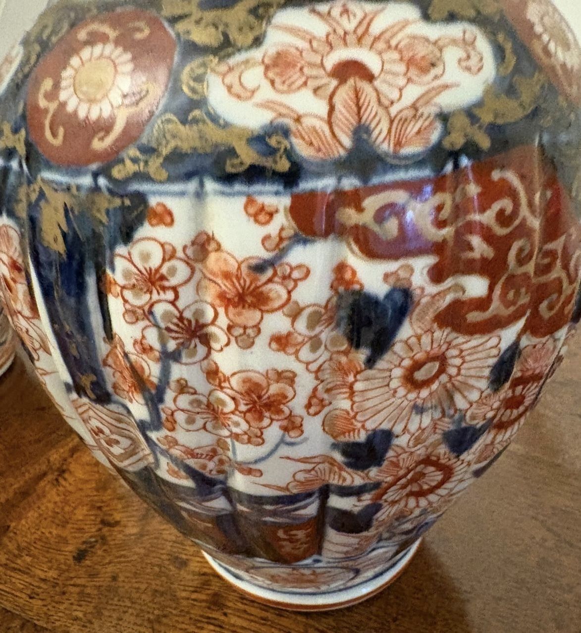 Pair Of Quality Antique Japanese Imari Lidded Vases photo vintage