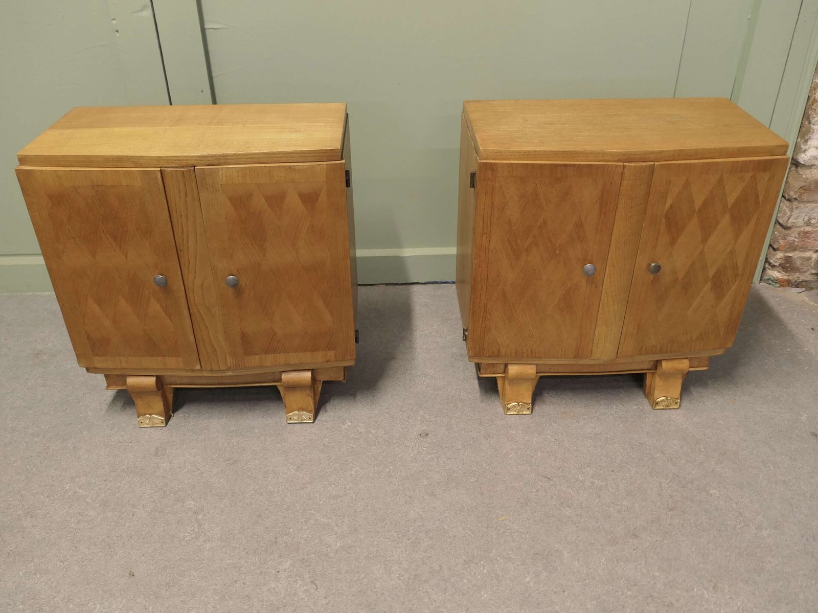 A Pair Of French Art Deco Bedside Cabinets photo buy