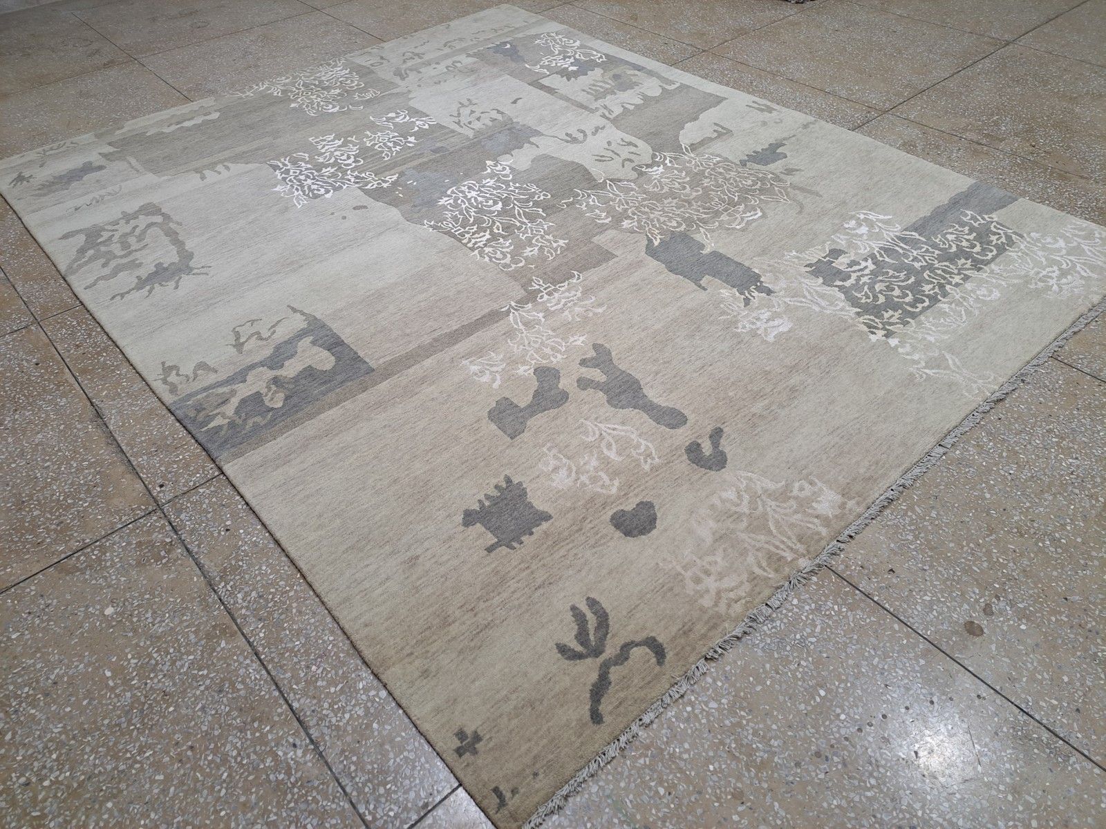 8x10 Ft Handknotted Nepalese Rug. All Wool. New Carpet. Custom Options Available photo Textiles