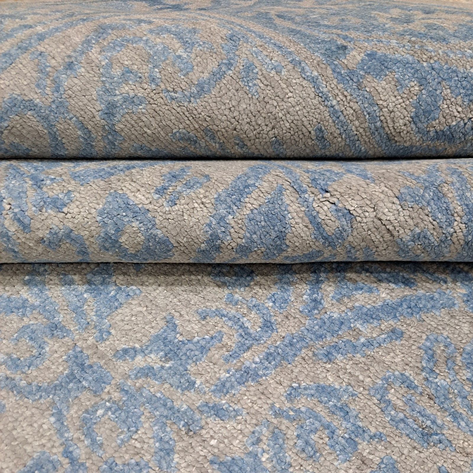 5.6x8 Ft Handmade Area Rug. 100% Silk. Hand Knotted Carpet. Custom Size Option photo vintage