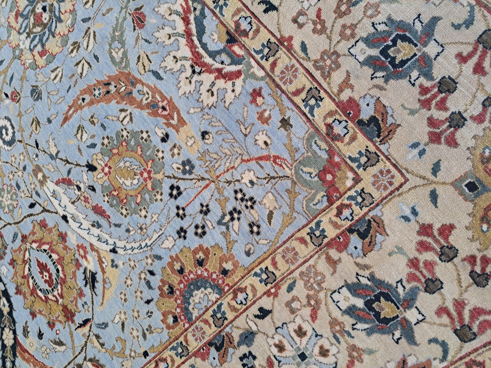 8x10 Ft 18th Century Heriz Design Wool Rug. Handmade Antique Style Area Rug photo for sale
