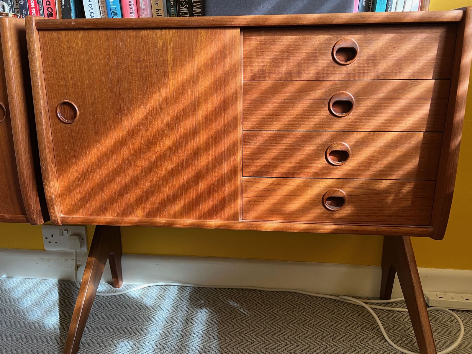 Ergo Teak Wall Shelving Unit By John Texmon Einar Blindheim For Blindheim, Norway, 1950s, photo Furniture