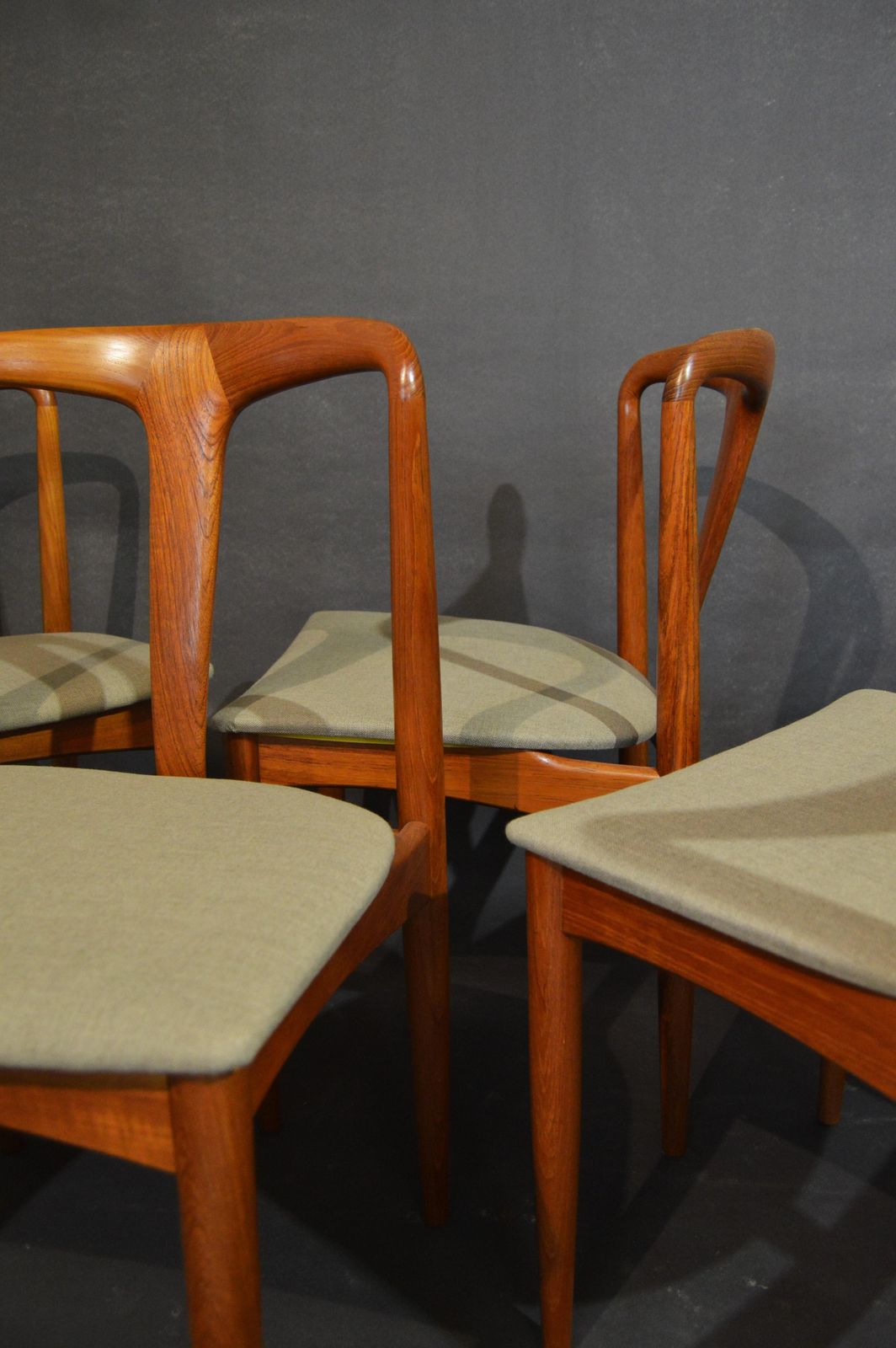 Juliane Chairs In Teak Attributed To Johannes Andersen, Set Of 4 photo furniture