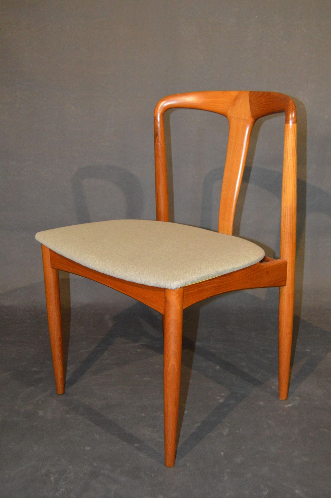 photo for sale Juliane Chairs In Teak Attributed To Johannes Andersen, Set Of 4