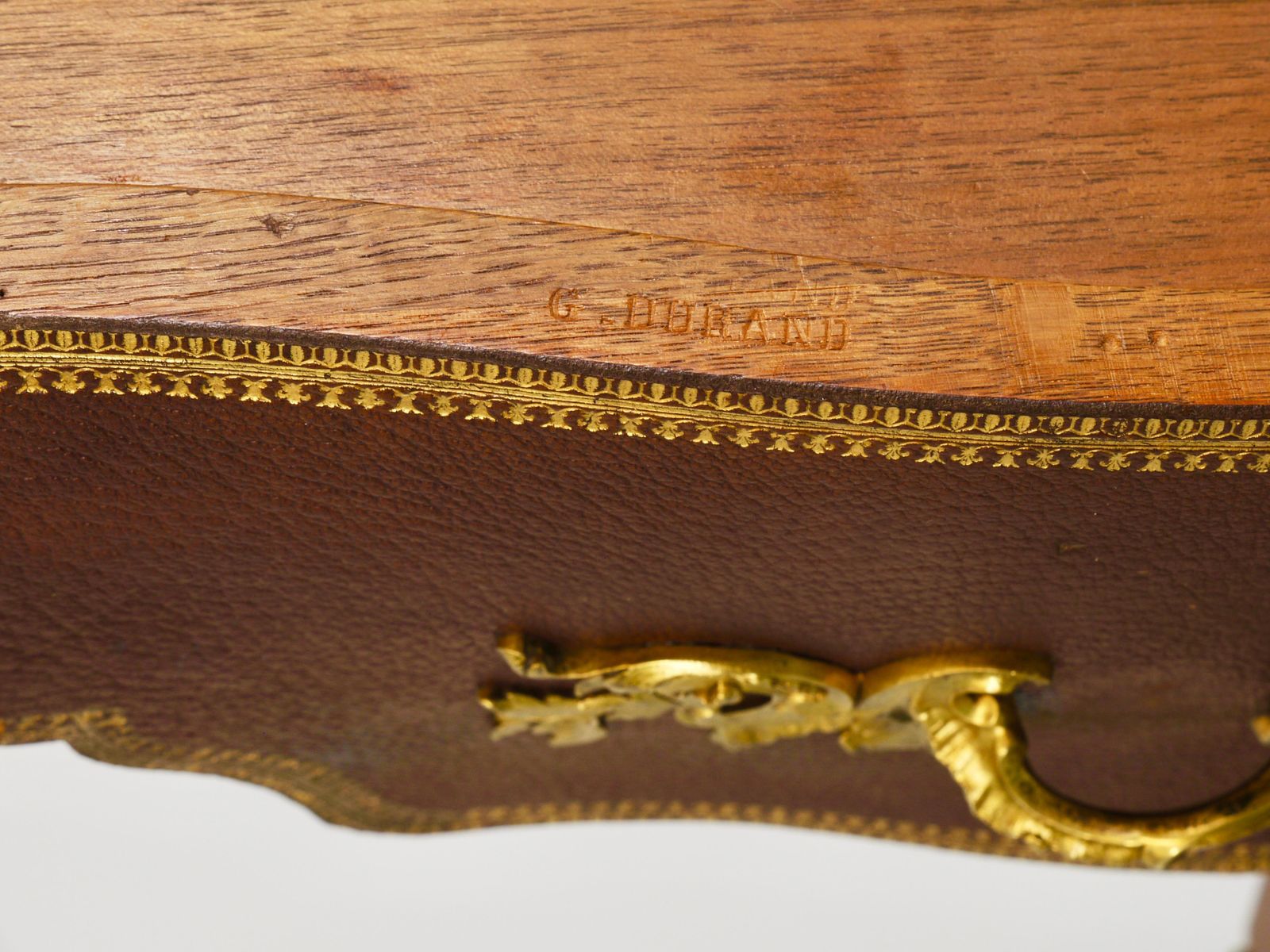 photo vintage G. Durand Louis XV Bombé Commode, Marquetry, Ormolu Bronze, 1880, Paris, France