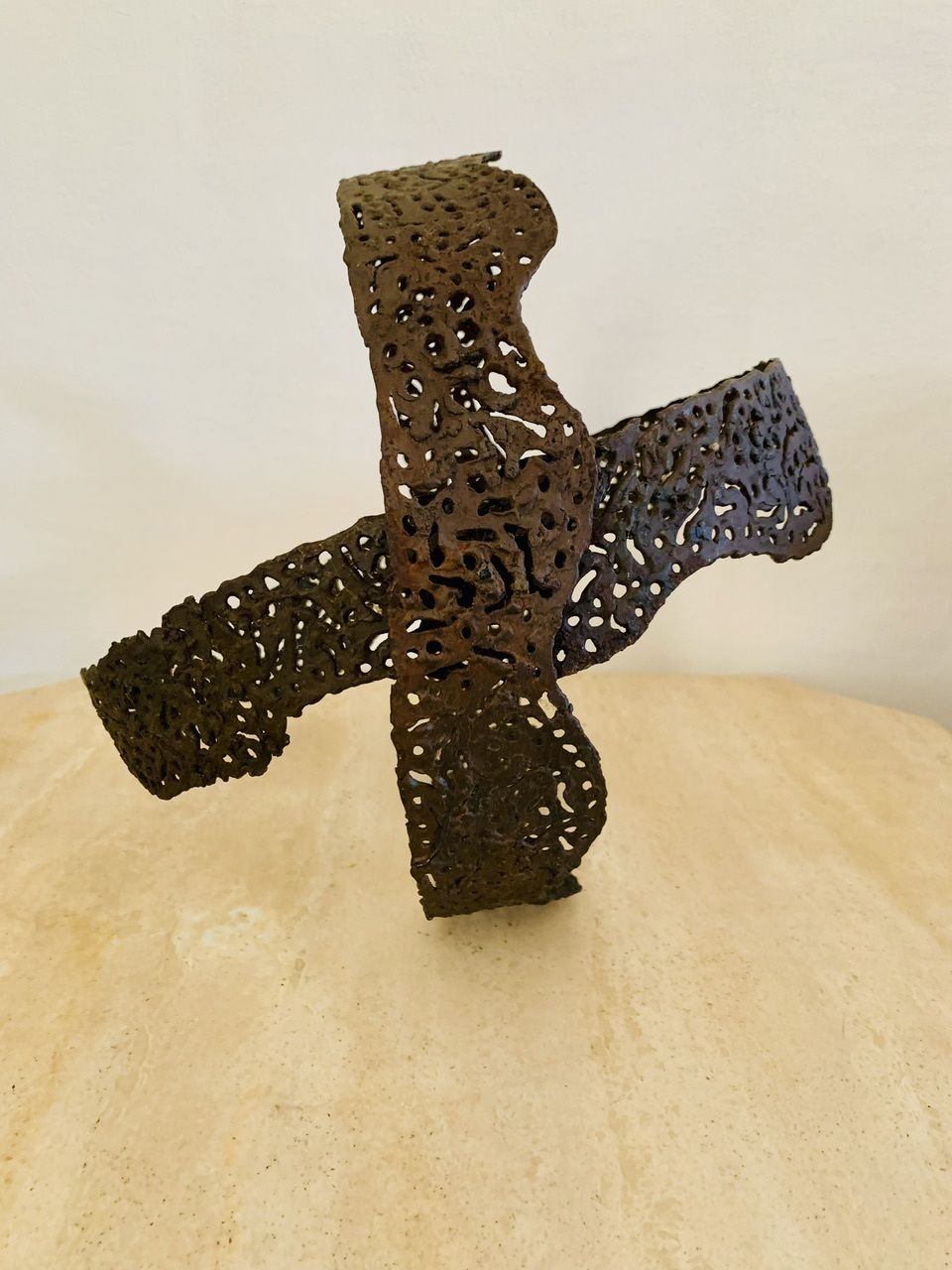 photo buy Mid Century, American, Brutalist Sculptures By Irv Bramberg, 1960s 70's, Set Of 2