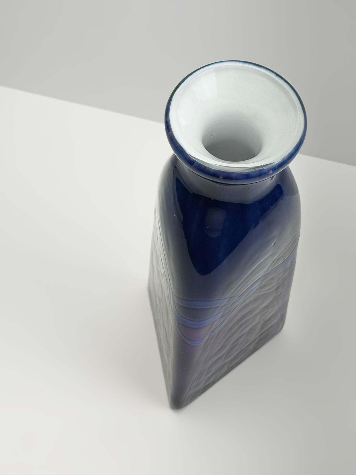 Postmodern Art Glass Vase By Colin Terris For Caithness, Scotland, 1990s photo 200.0