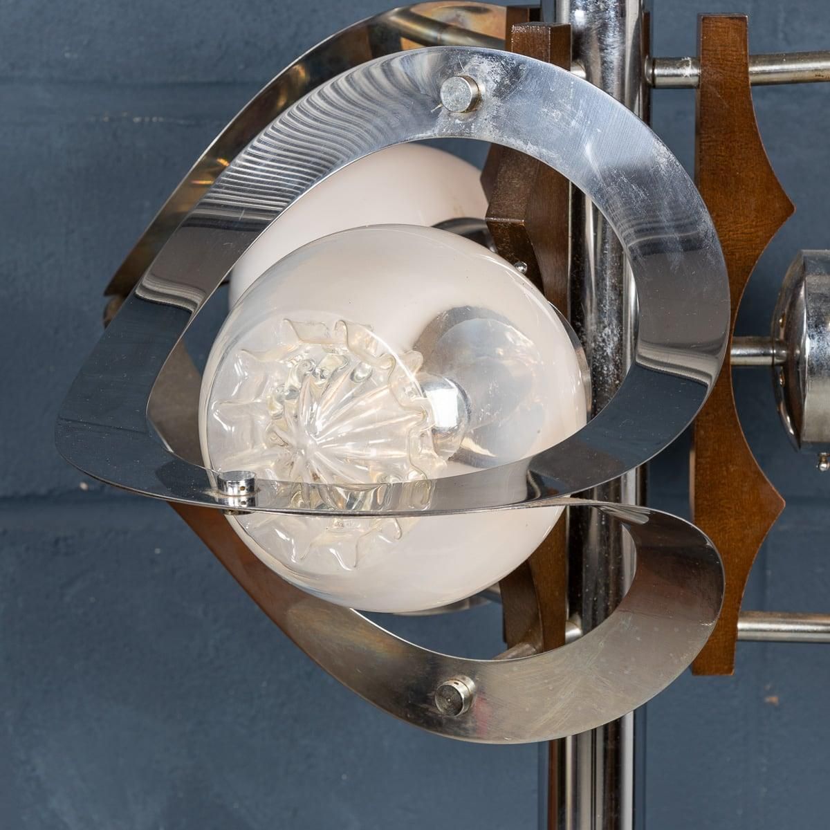 20th Century Italian Floor Lamp In The Manner Of Gaetano Sciolari, Venice C.1970 photo 995.0