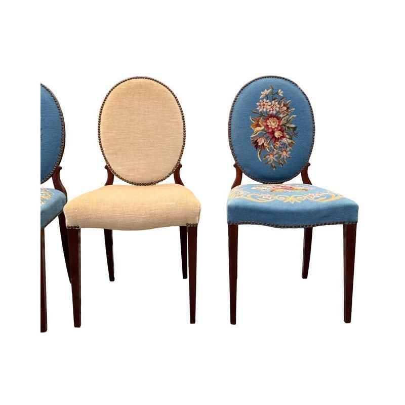 Art Deco Dining Chairs And Armchairs, Set Of 8 photo vintage