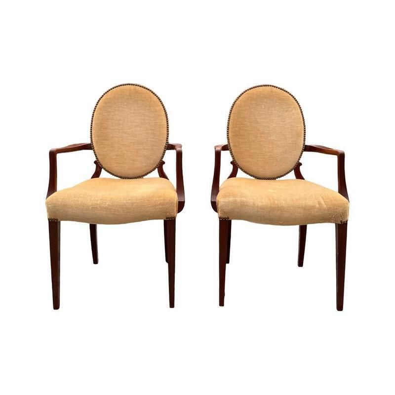 photo for sale Art Deco Dining Chairs And Armchairs, Set Of 8