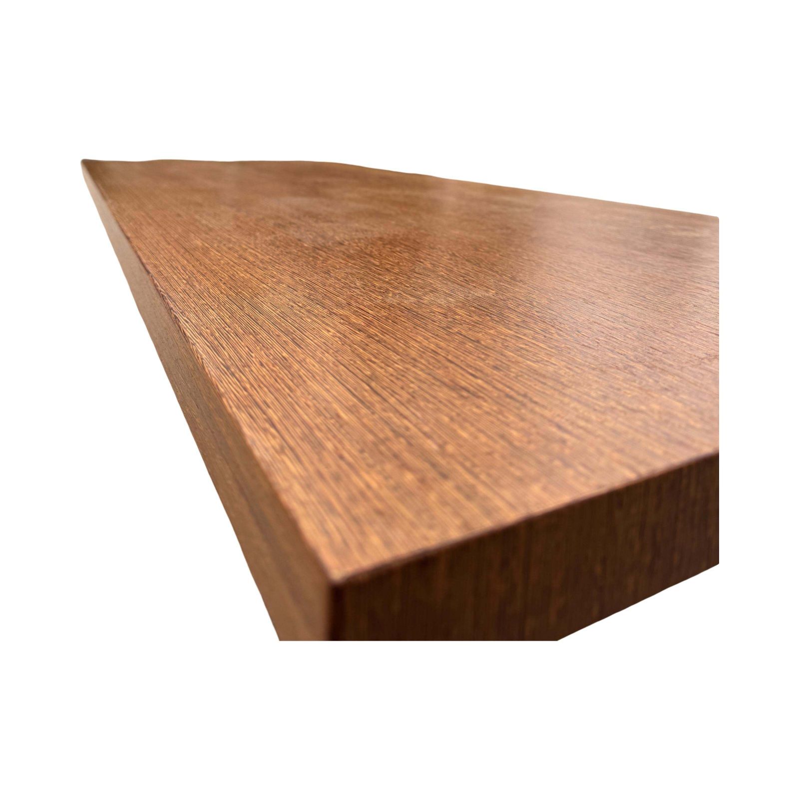 Mid Century Modern Brutalist Coffee Table In Wenge And Steel, Germany, 1960s photo for sale