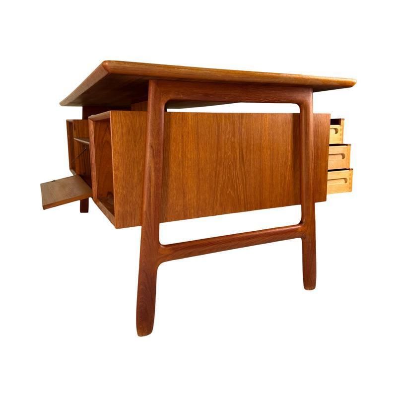 Model 75 Executive Desk By Gunni Omann For Omann Juns Møbelfabrik, 1960s photo Furniture