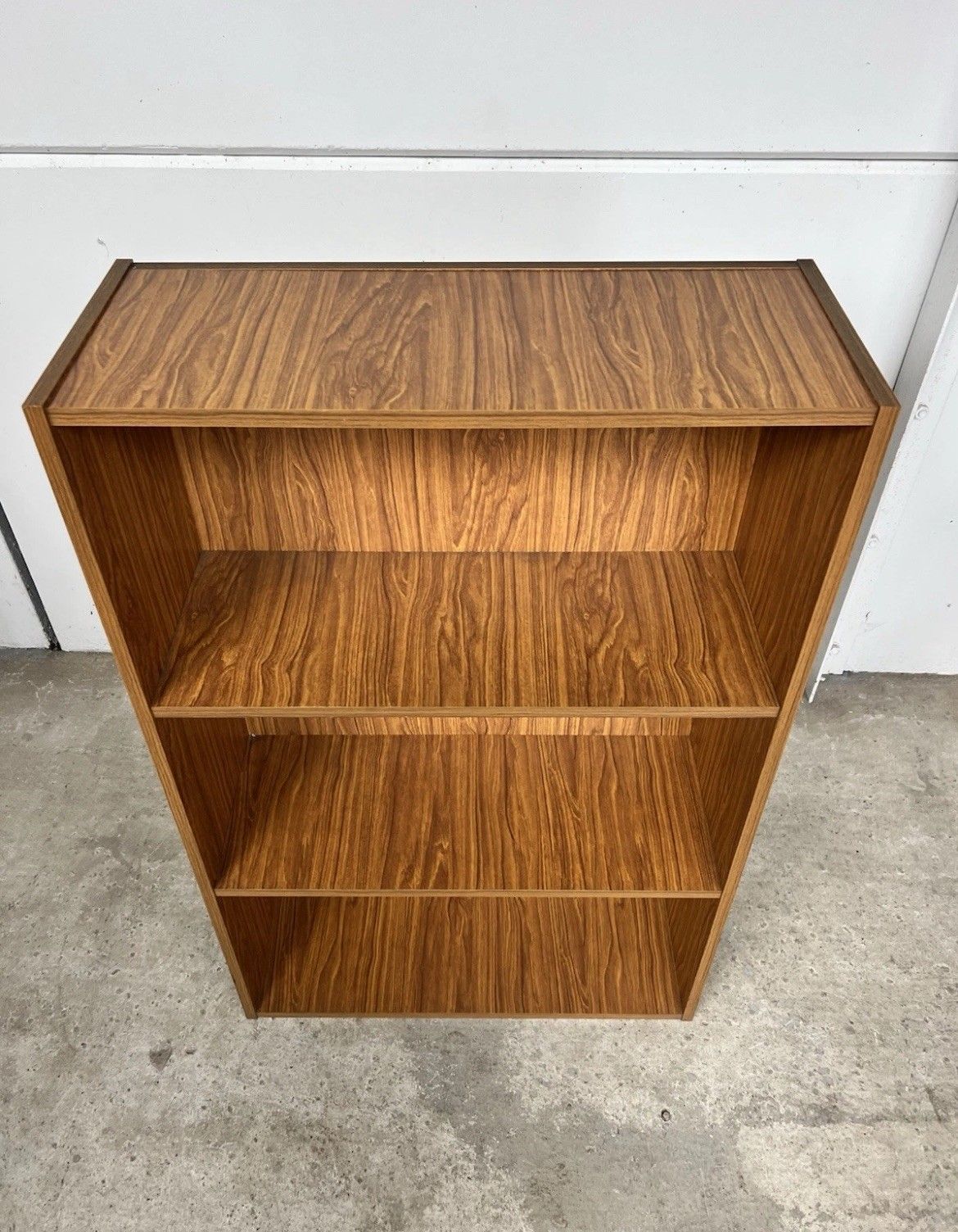 Late Mid Century Freestanding Bookcase Shelving Wall Unit Room Divide photo 109.25