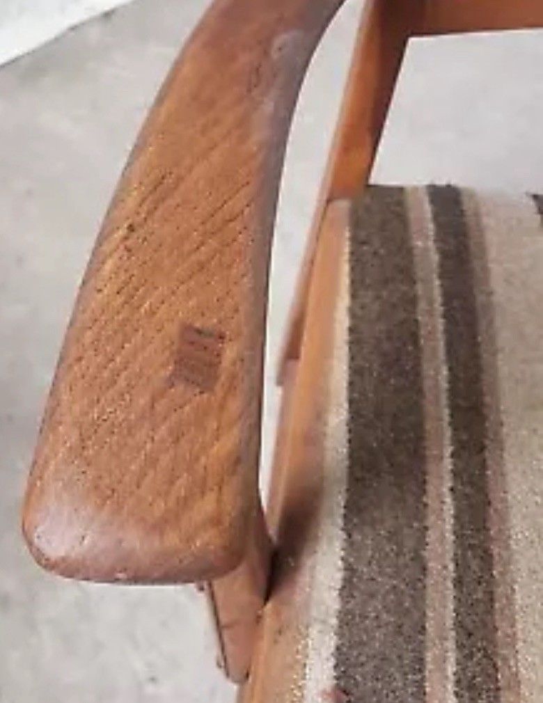 Vtg Mid Century Set Of 2 Ercol Penn Carver Armchairs Dining Chairs photo 163.3