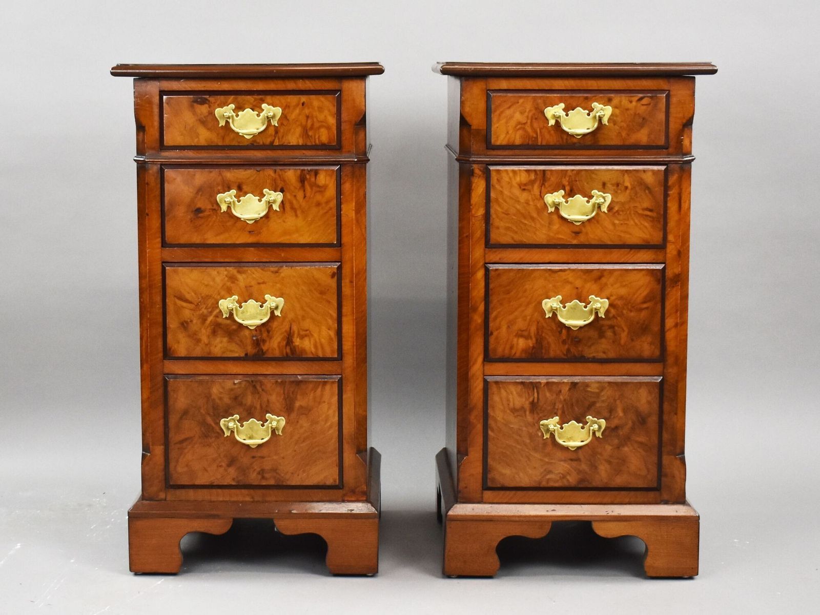 Pair Of Victorian Burr Walnut Bedsides photo furniture