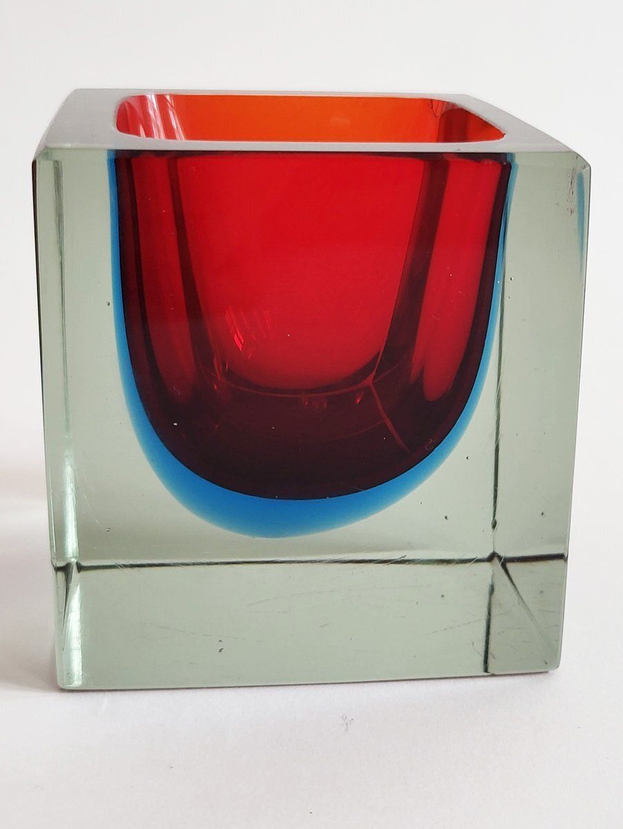 Mid Century Murano Glass Catch All By Flavio Poli For Seguso, 1960s photo Home Decor
