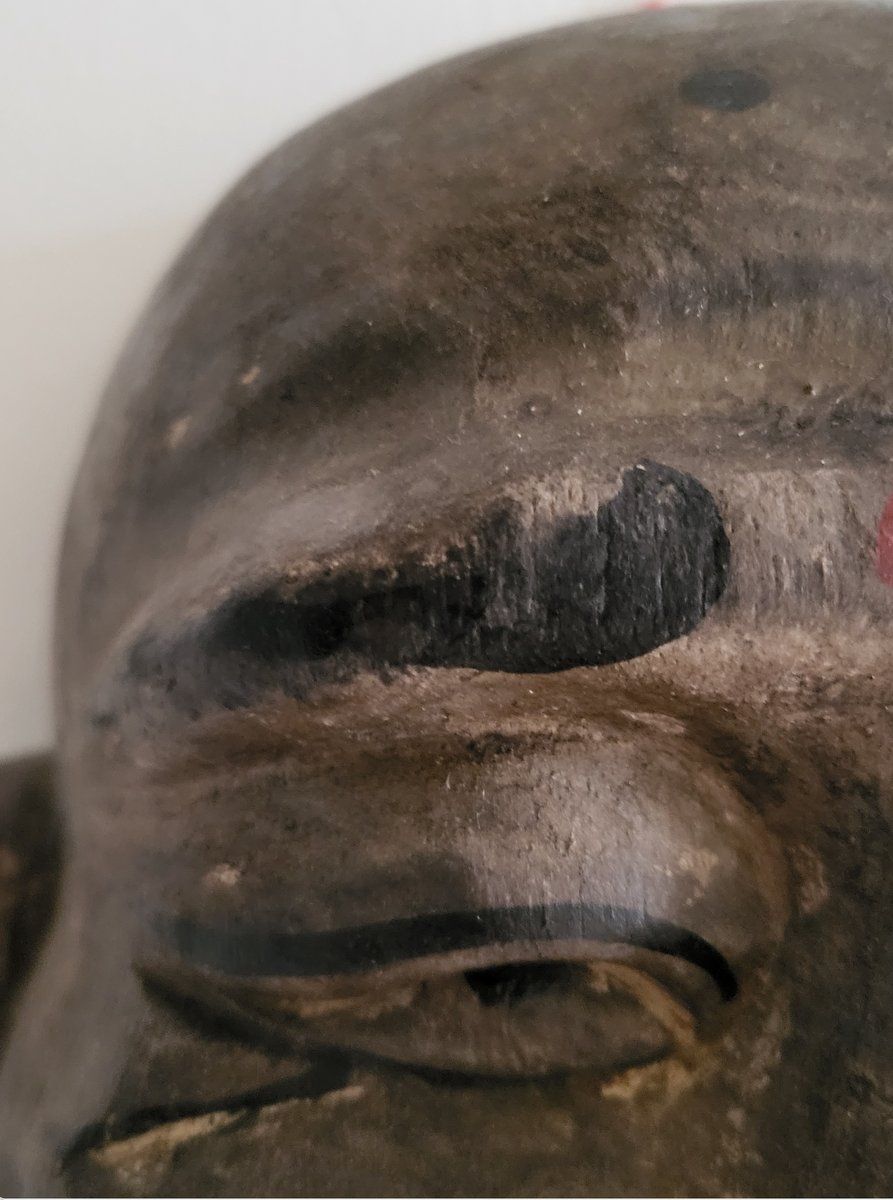 Antique Japanese Mask, 1920s photo 330.0