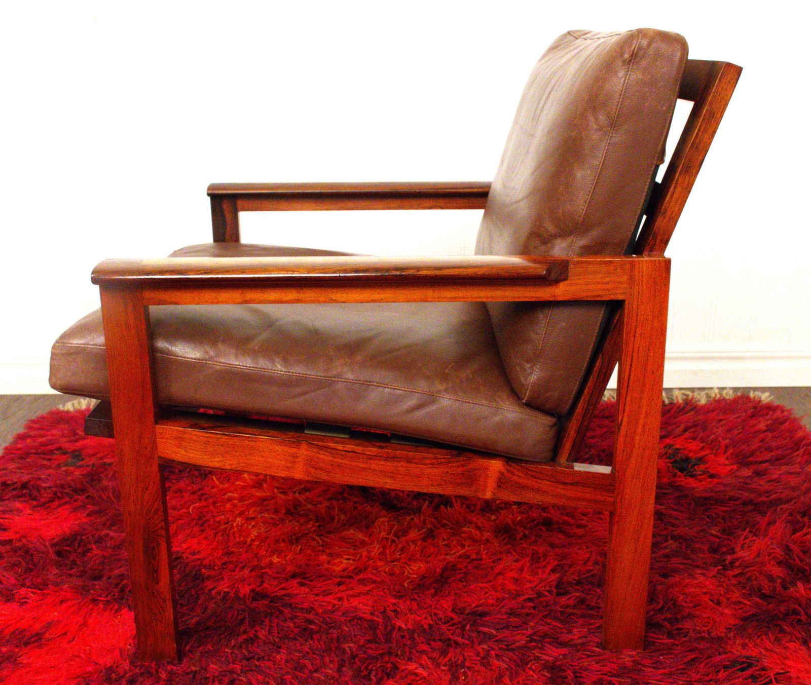 Danish Capella Lounge Chairs In Leather And Rosewood By Illum Wikkelsö For Eilersen Möbler, 1970s, Set Of 2 photo 3466.0