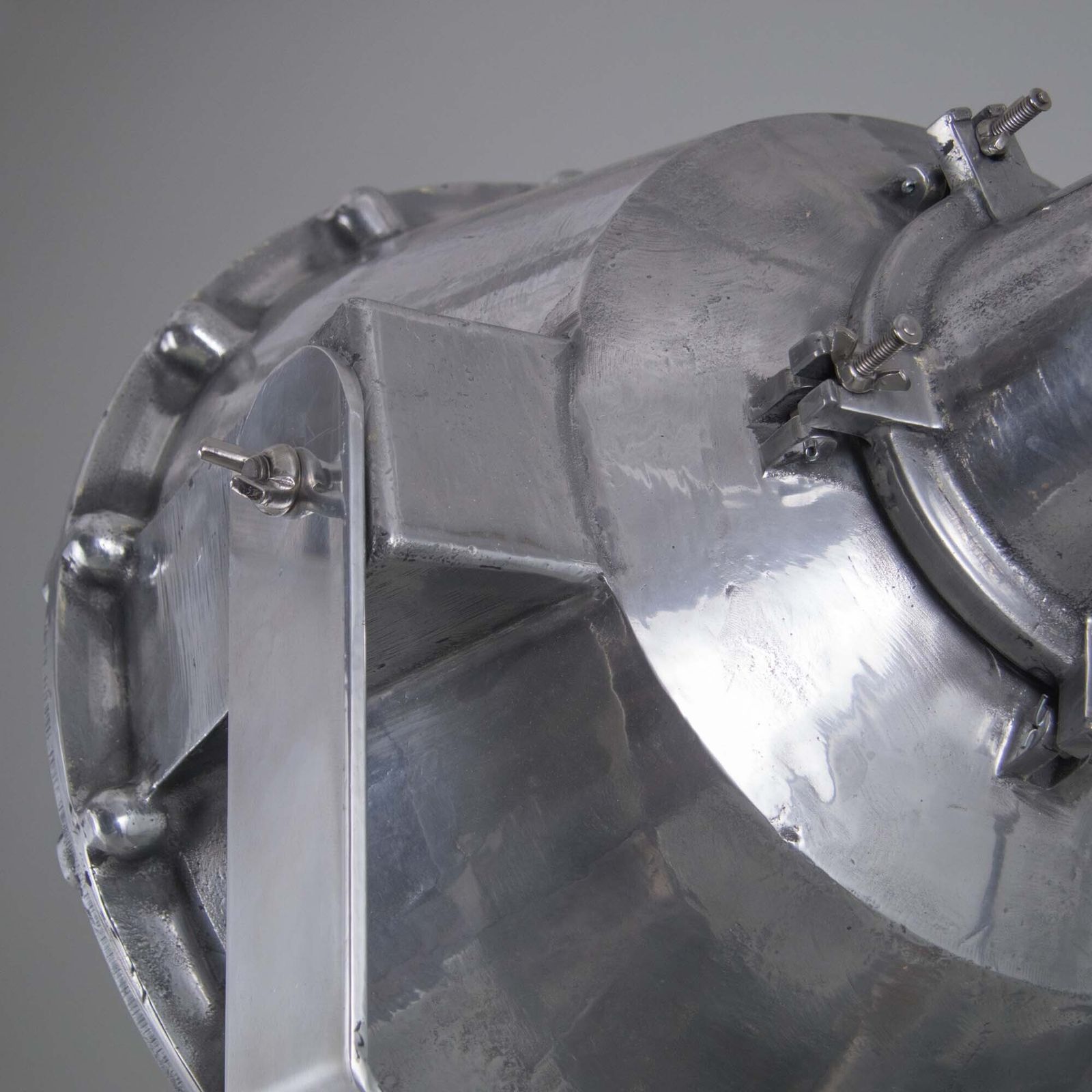 Salvaged 1940s Royal Navy Convoy Searchlight Floor Lamp By Maxlume photo 4450.0