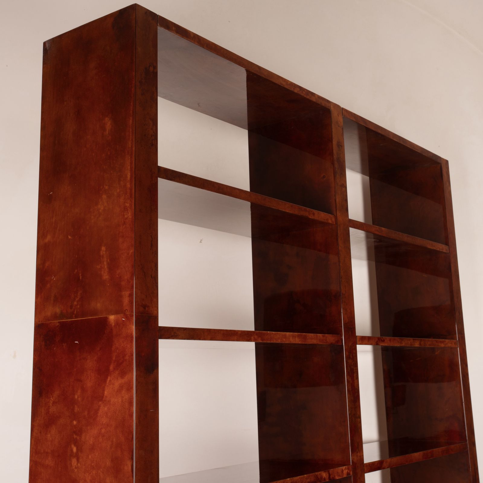 Parchment Bookcase By Aldo Tura For Tura Milano 1960 photo Furniture