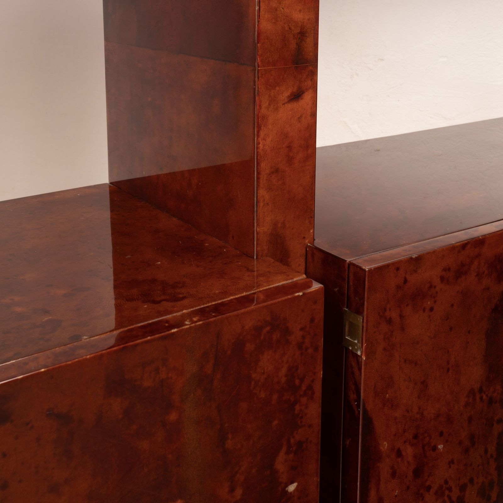 photo furniture Parchment Bookcase By Aldo Tura For Tura Milano 1960