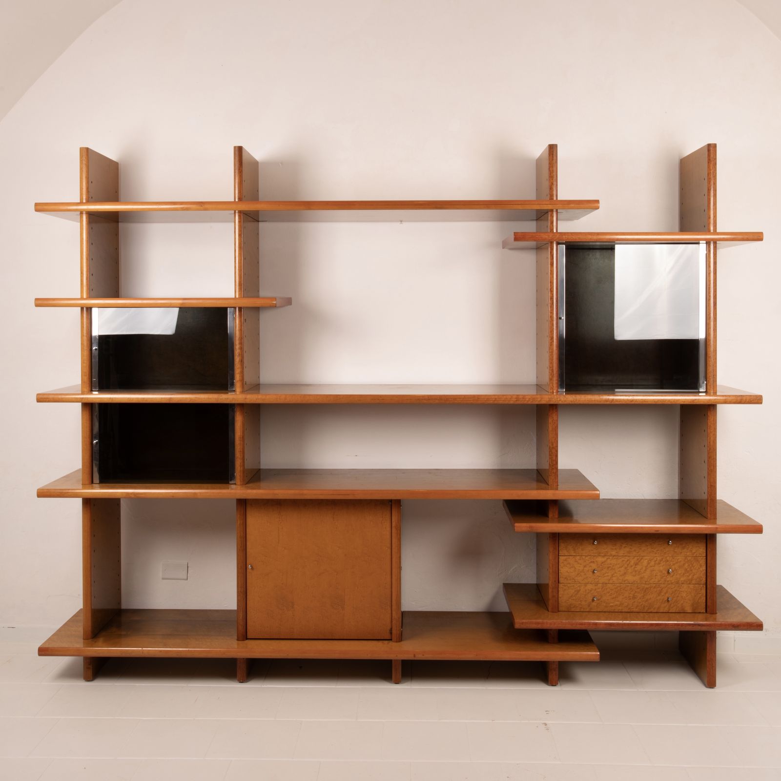 Crossing Bookcase By Giovanni Offredi For Saporiti, 1970s photo Furniture