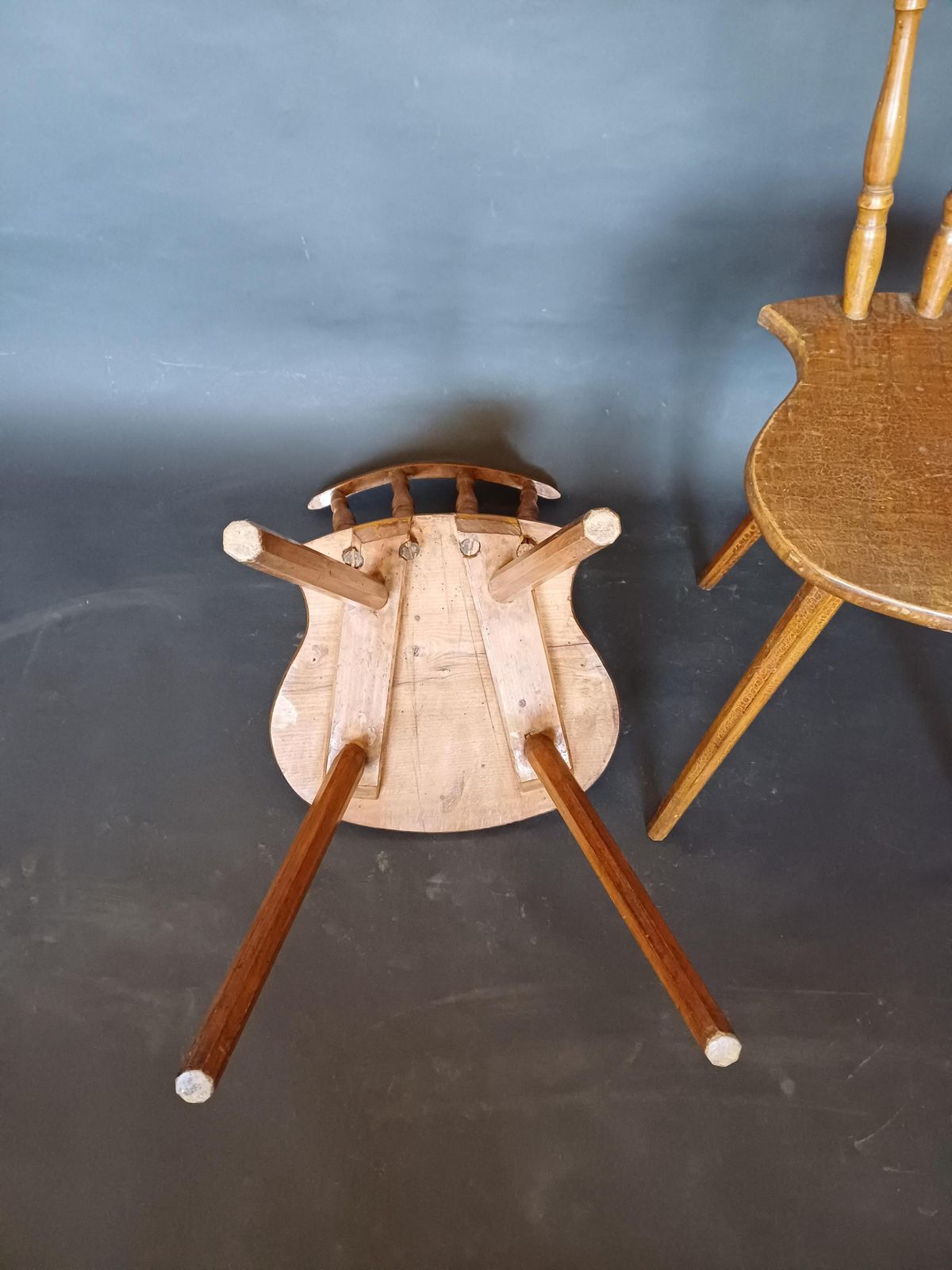 Set Of Slovenian Alps Farm Chairs, 1930s photo buy