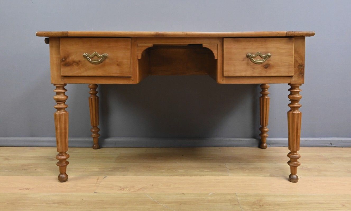 Cherrywood Writing Desk, Louis Philippe Style – Late 19th Century photo 1820.0
