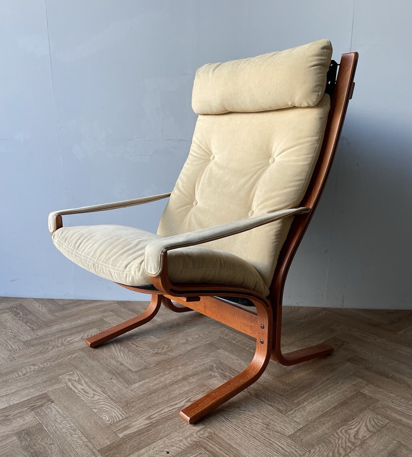 Siesta Chair Ingmar Relling Westnofa Ekornes Vintage Mcm Lounge Armchair photo Furniture