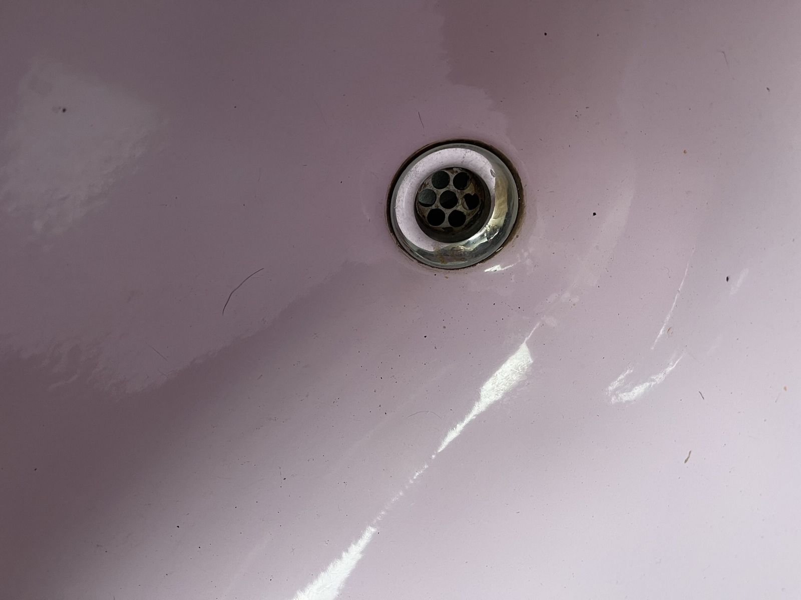 photo for sale Vintage Retro Bathroom Purple Sink And Vanity Unit With Drawervintage Retro Bathroom Purple Sink And Vanity Unit With Drawer   Image 2vintage Retro