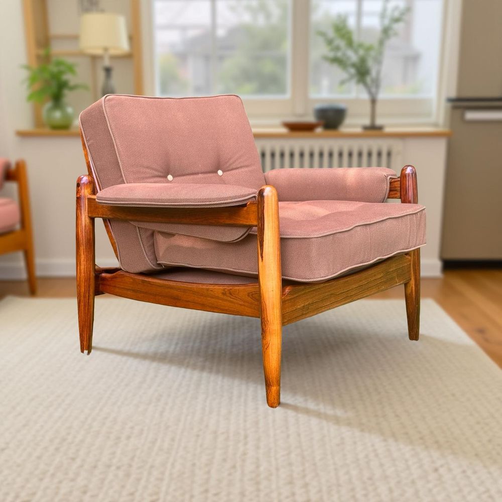 Mid Century Danish Modern Lounge Set In Rosewood By Arne Vodder, 1960s photo Furniture