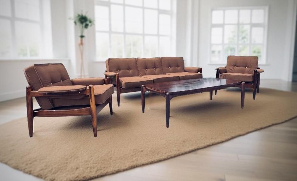 Mid Century Danish Modern Lounge Set In Rosewood By Arne Vodder, 1960s photo 4945.0