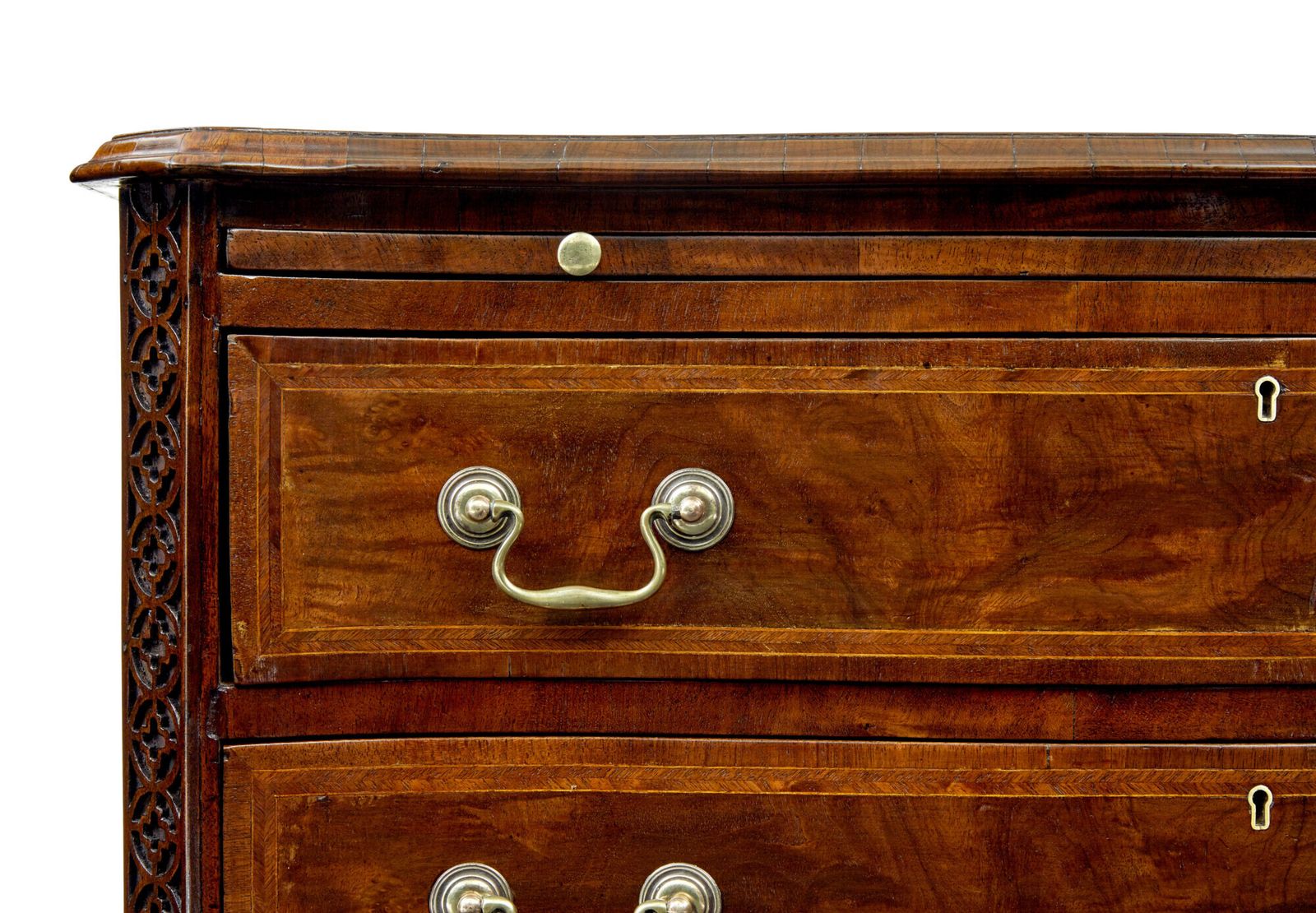 Early 19th Century Walnut Chest Of Drawers photo 2745.0