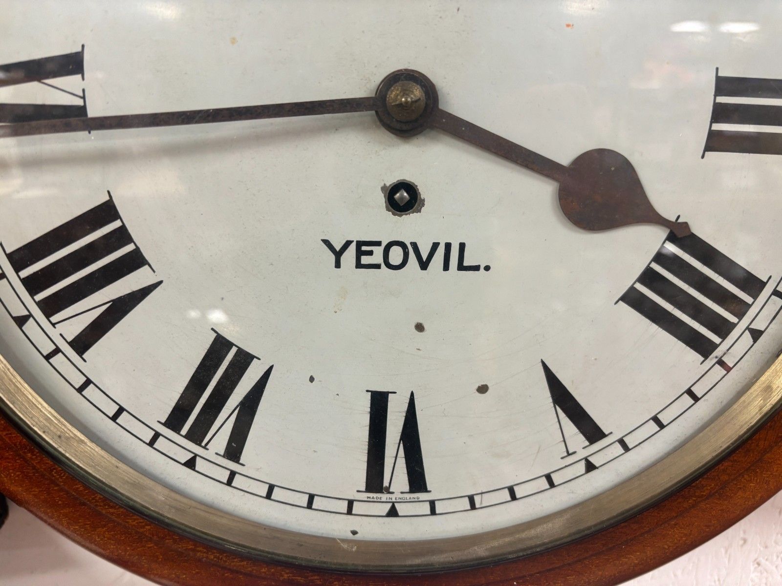 photo furniture Early 20th Century Edgar Vincent & Sons 'The Casket' Yeovil Wall Clock