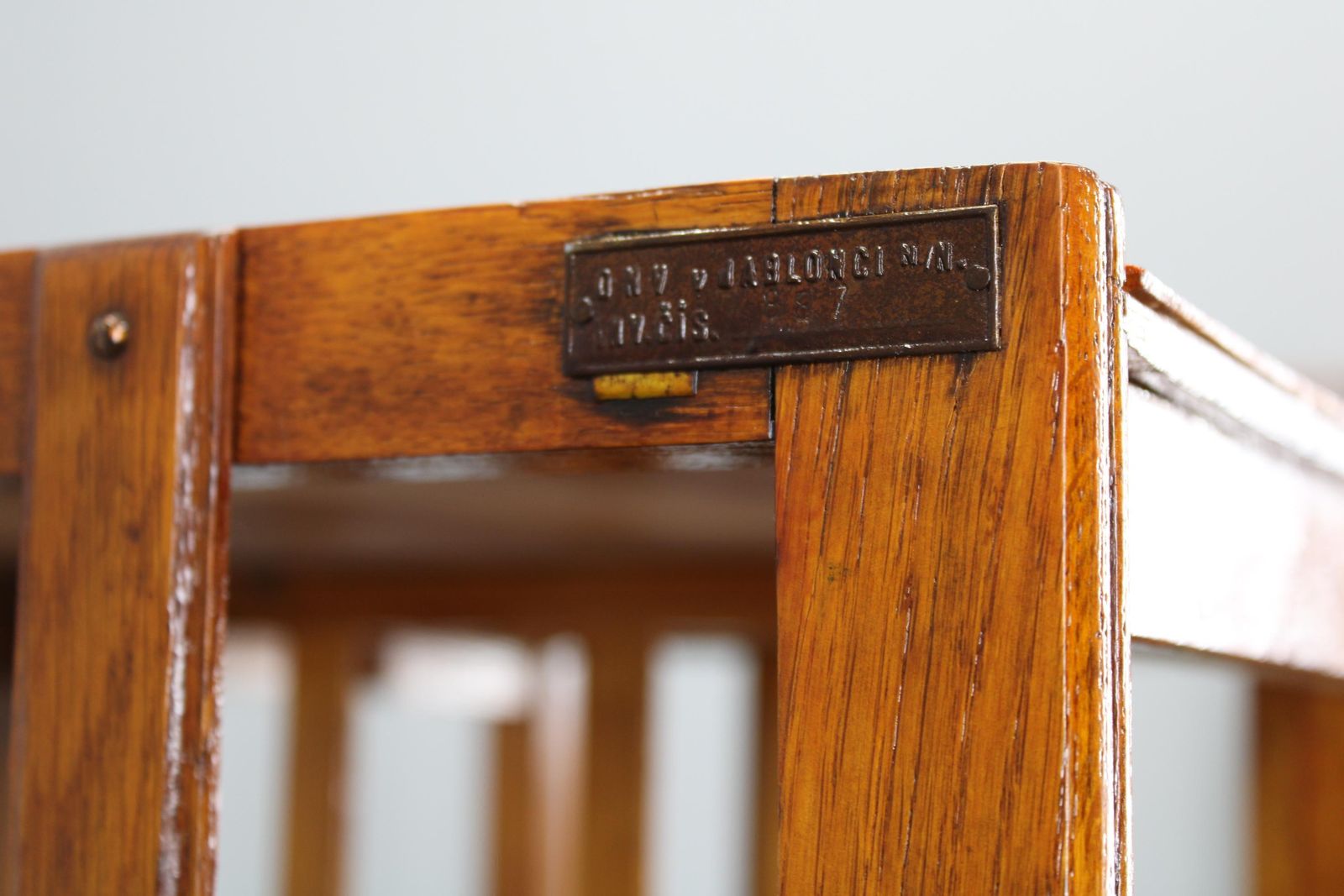 393.0 Restored Art Deco Oak Storage Shelf Cabinet, Germany 1930s — Bauhaus Shelving photo
