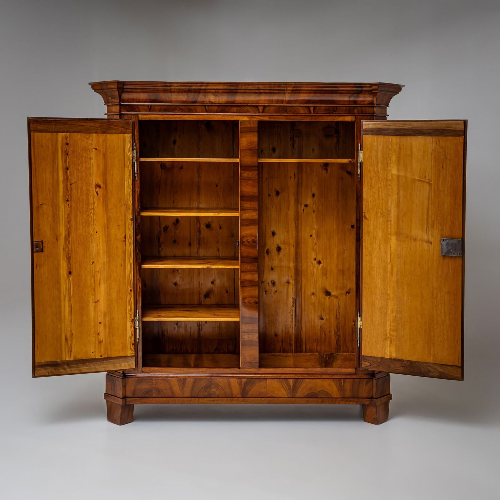 Baroque Wardrobe In Walnut, Switzerland, Circa 1800 photo Furniture