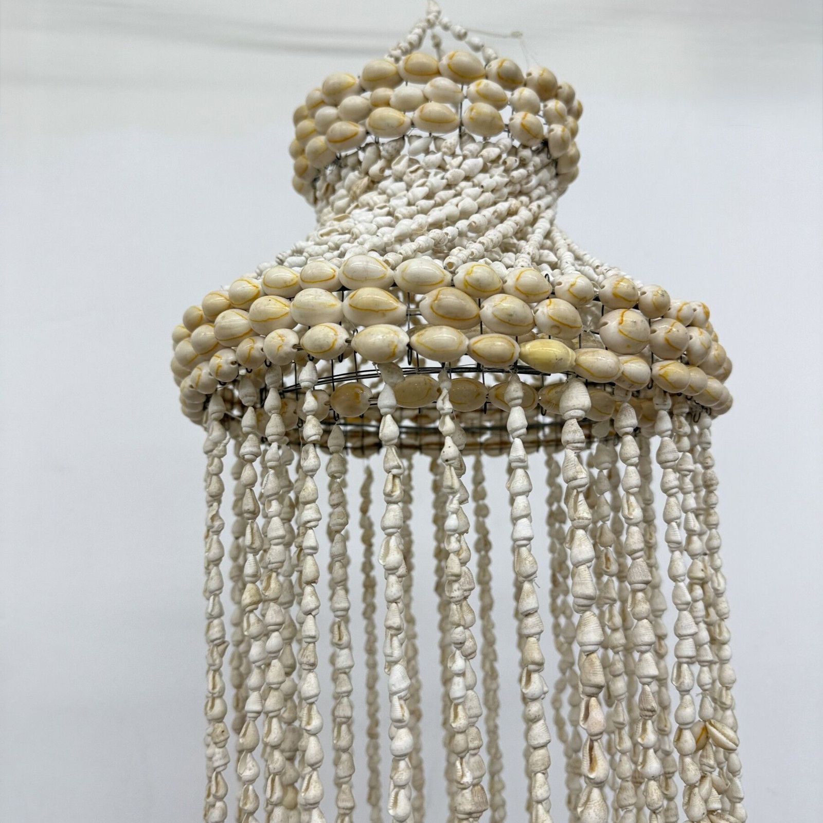 Vintage Schelpen Windmobiel / Hanglamp, Jaren 1970 photo for sale