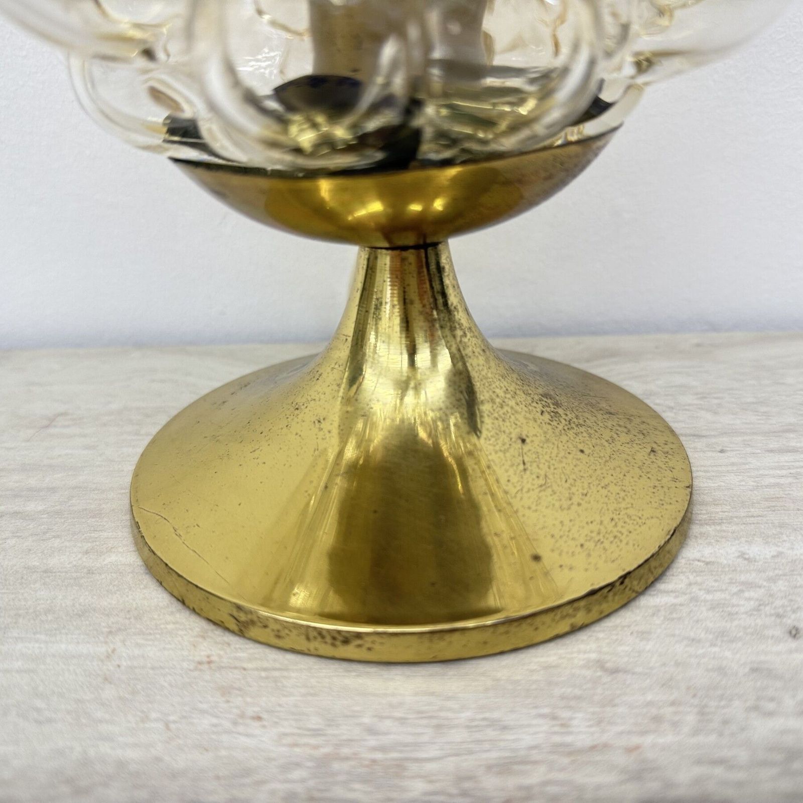 Helena Tynell Glass Bubble Tafellamp, Jaren 1970 photo for sale