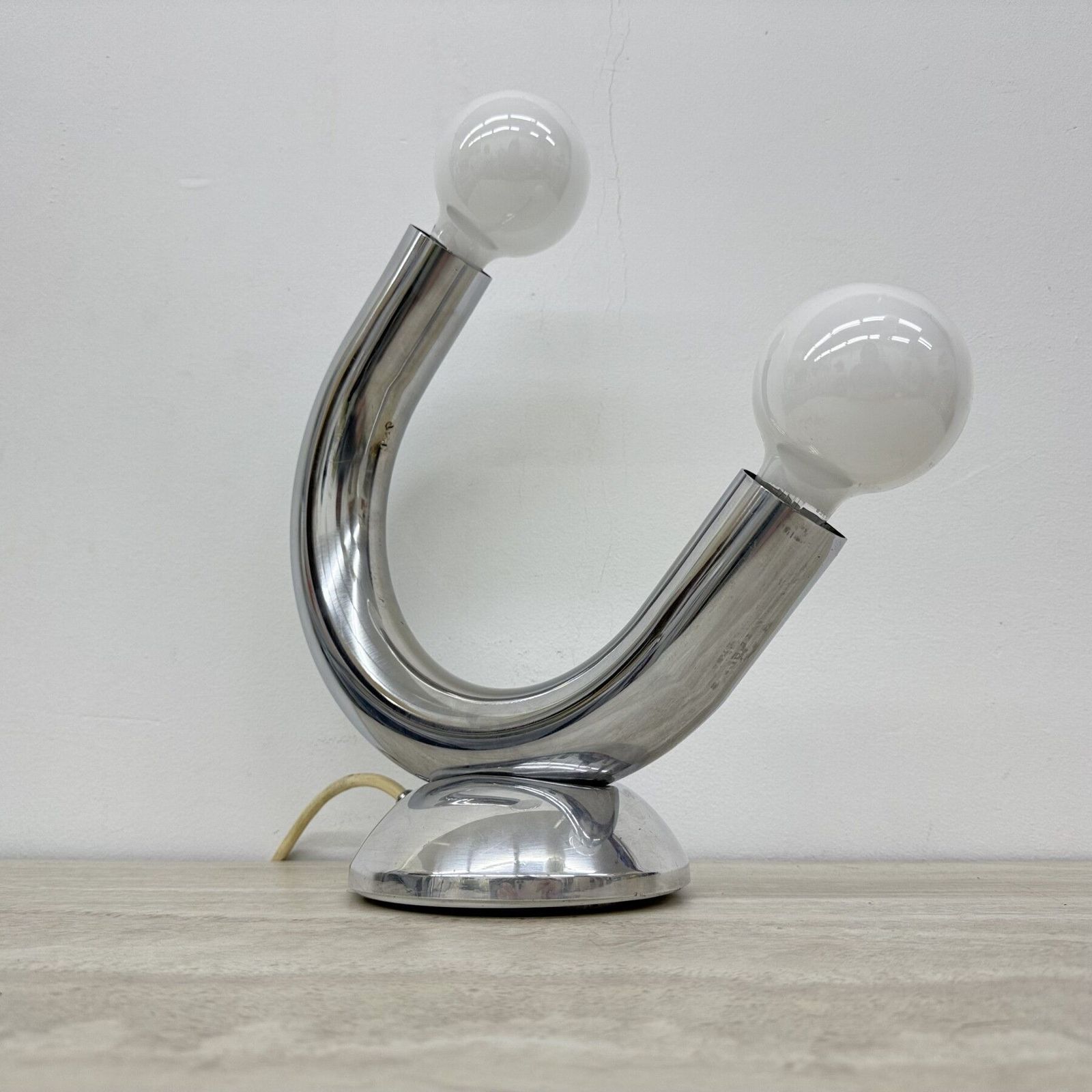photo vintage Mid Century Sculptural Table Lamp , 1970s