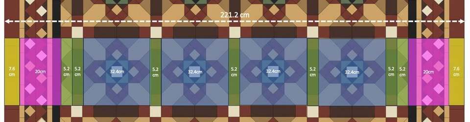 A Beautiful Victorian Floor Tiles Flooring Reclaimed Salvaged Apprx 5 M2 photo Home Fixtures