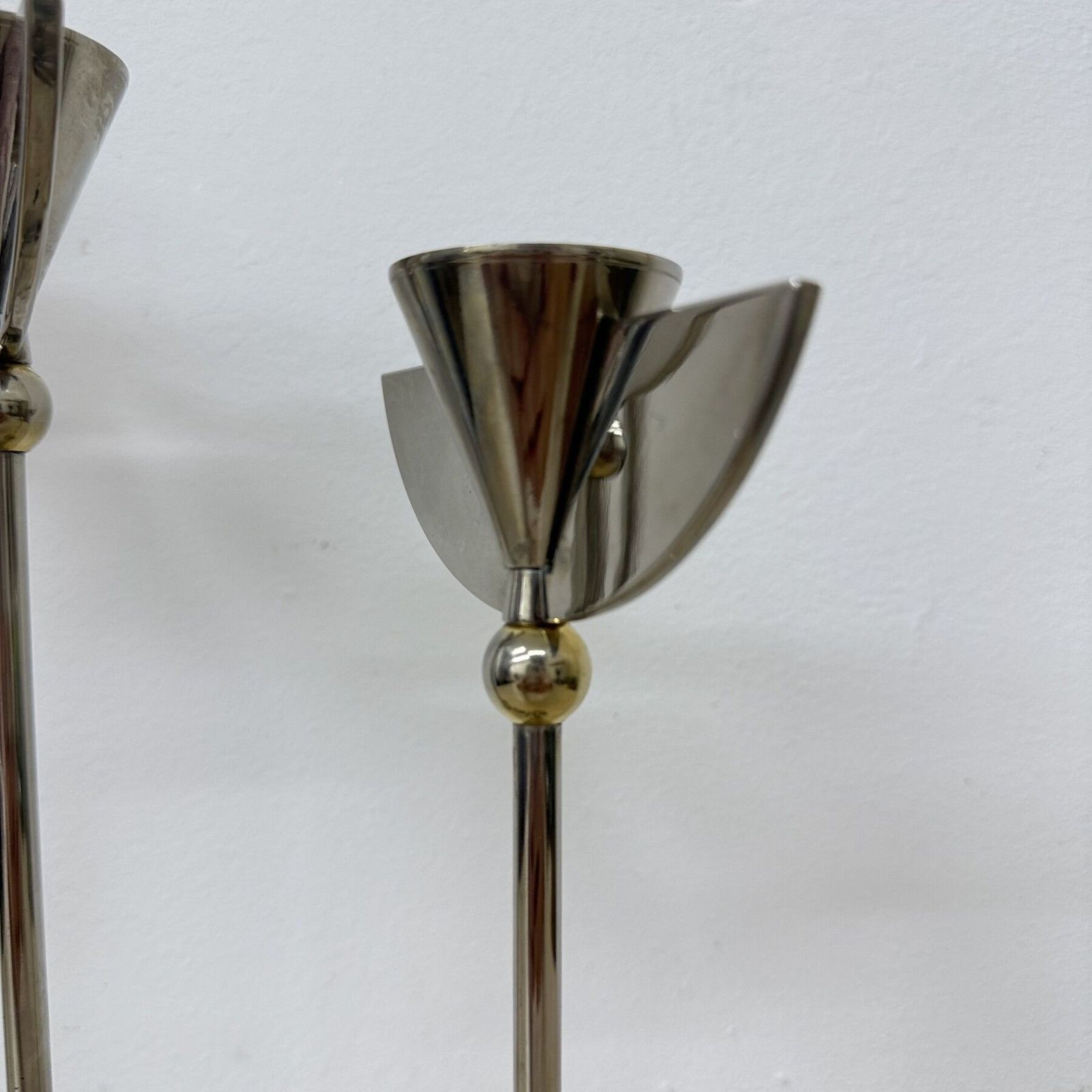 Set Of 3 Candle Sticks Memphis Style , 1980’s photo 246.0